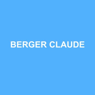 Logo de BERGER CLAUDE