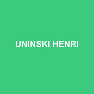 Logo de UNINSKI HENRI