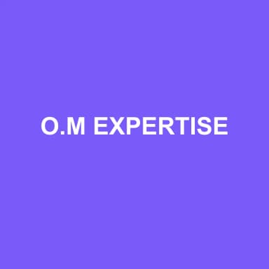 Logo de O.M EXPERTISE