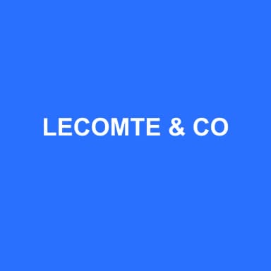 Logo de LECOMTE & CO