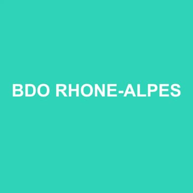 Logo de BDO RHONE-ALPES