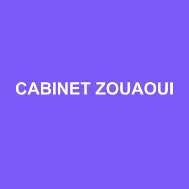 Logo de CABINET ZOUAOUI