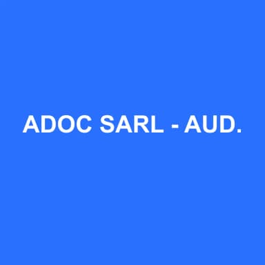 Logo de ADOC SARL - AUDIT DIAGNOSTIC ORGANISATION CONSEIL