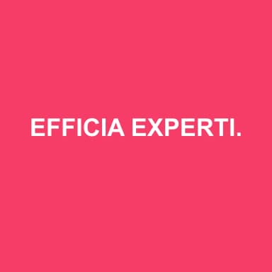 Logo de EFFICIA EXPERTISE ET CONSEIL