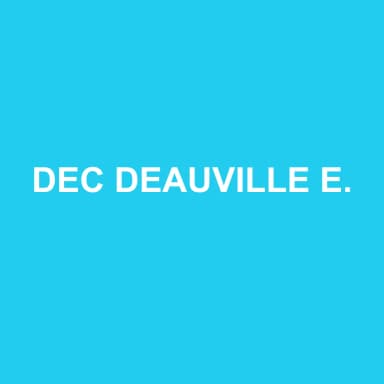 Logo de DEC DEAUVILLE EXPERTISE COMPTABLE