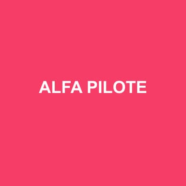 Logo de ALFA PILOTE