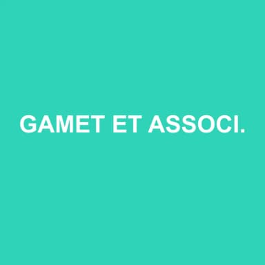 Logo de GAMET ET ASSOCIES