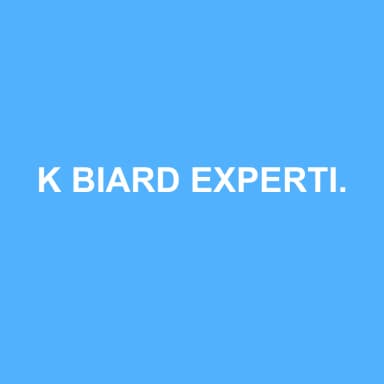 Logo de K BIARD EXPERTISE COMPTABLE