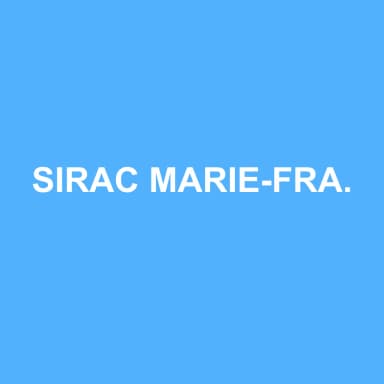 Logo de SIRAC MARIE-FRANCOISE