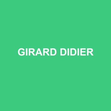 Logo de GIRARD DIDIER