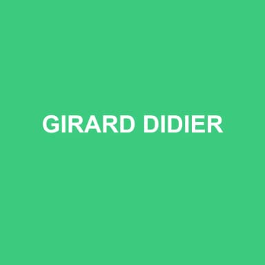 Logo de GIRARD DIDIER