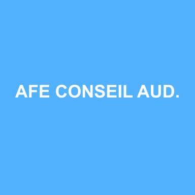 Logo de AFE CONSEIL AUDIT, FISCALITE, EXPERTISE COMPTABLE, CONSEIL