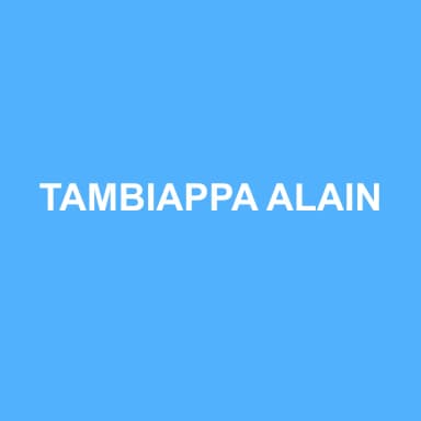 Logo de TAMBIAPPA ALAIN