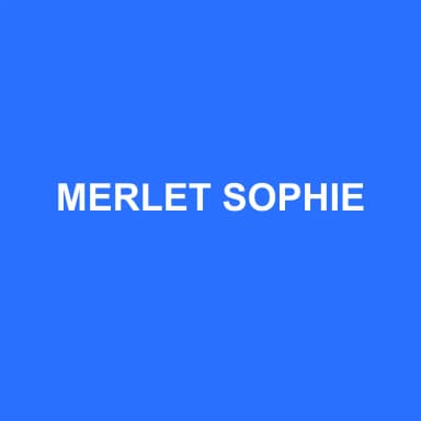 Logo de MERLET SOPHIE