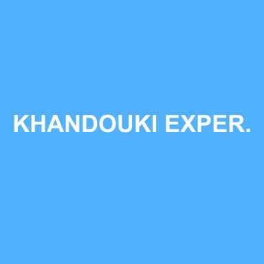 Logo de KHANDOUKI EXPERTISE