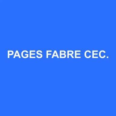 Logo de PAGES FABRE CECILE