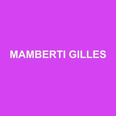 Logo de MAMBERTI GILLES