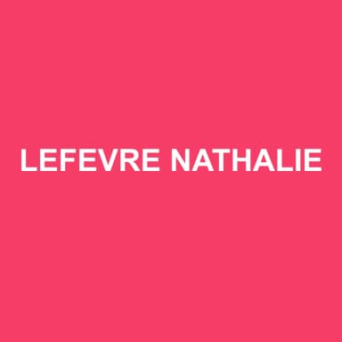 Logo de LEFEVRE NATHALIE