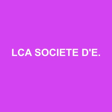 Logo de LCA SOCIETE D'EXPERTISE COMPTABLE