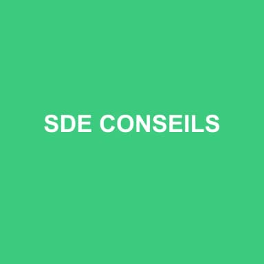 Logo de SDE CONSEILS