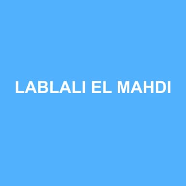 Logo de LABLALI EL MAHDI