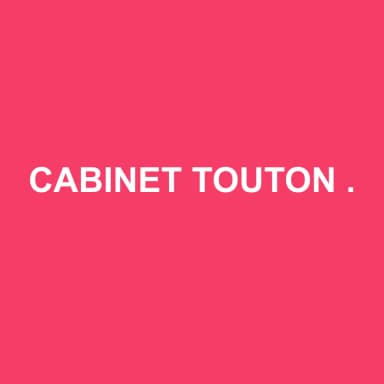 Logo de CABINET TOUTON  ET ASSOCIES