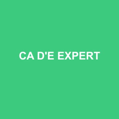 Logo de CA D'E EXPERT