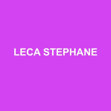 Logo de LECA STEPHANE