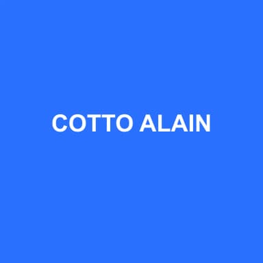 Logo de COTTO ALAIN