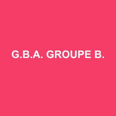 Logo de G.B.A. GROUPE BERTON ET ASSOCIES