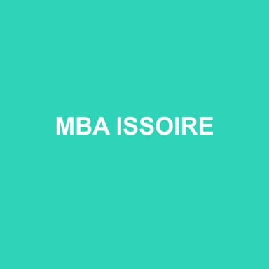 Logo de MBA ISSOIRE