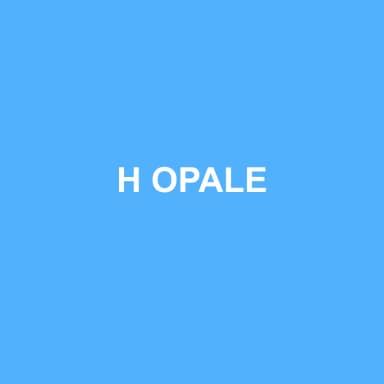 Logo de H OPALE
