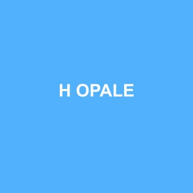 Logo de H OPALE