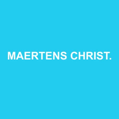 Logo de MAERTENS CHRISTOPHE FREDERIC