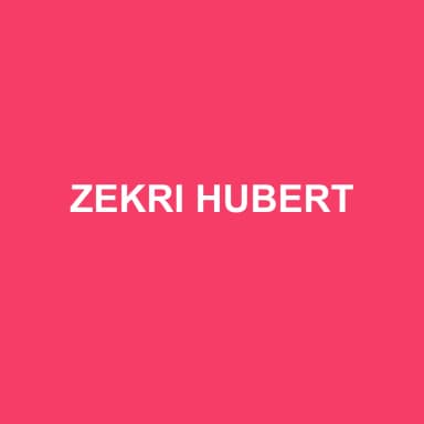 Logo de ZEKRI HUBERT