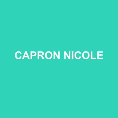 Logo de CAPRON NICOLE