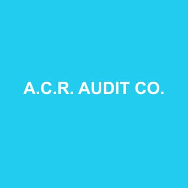 Logo de A.C.R. AUDIT CONSEIL REVISION STE D'EXPERTISE COMPTABLE ET DE COMMISSARIAT AUX COMPTES