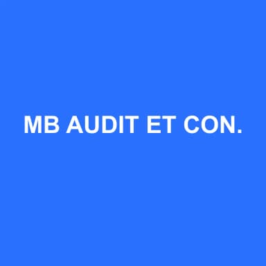 Logo de MB AUDIT ET CONSEIL