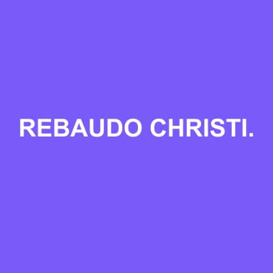 Logo de REBAUDO CHRISTINE