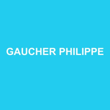 Logo de GAUCHER PHILIPPE