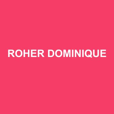 Logo de ROHER DOMINIQUE