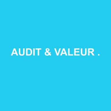 Logo de AUDIT & VALEUR AJOUTEE