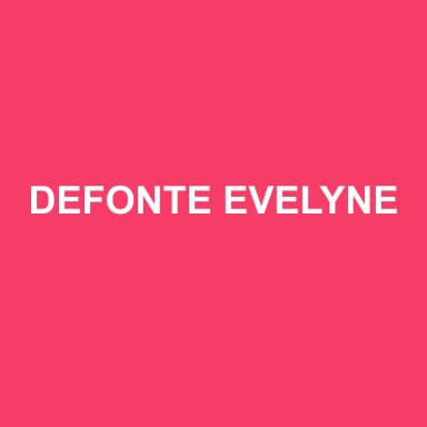 Logo de DEFONTE EVELYNE