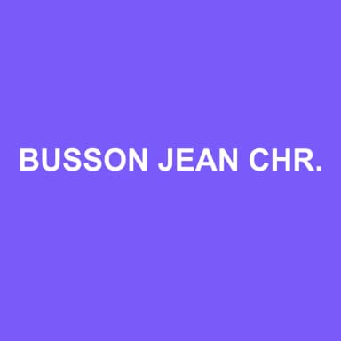 Logo de BUSSON JEAN CHRISTOPHE