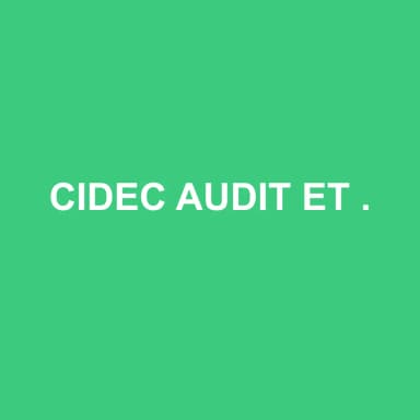 Logo de CIDEC AUDIT ET CONSEILS