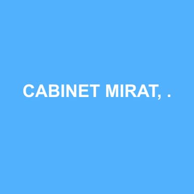 Logo de CABINET MIRAT, RENARD