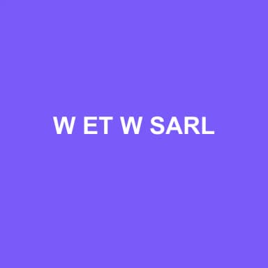 Logo de W ET W SARL