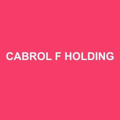 Logo de CABROL F HOLDING