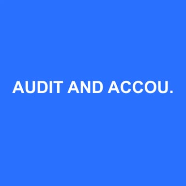 Logo de AUDIT AND ACCOUNTANCY CONSULTING