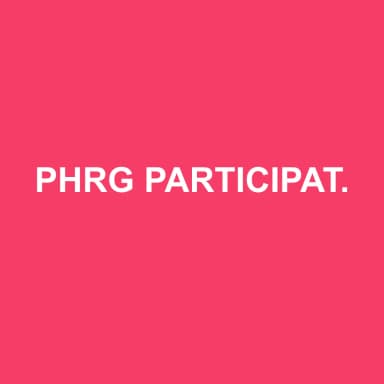 Logo de PHRG PARTICIPATIONS